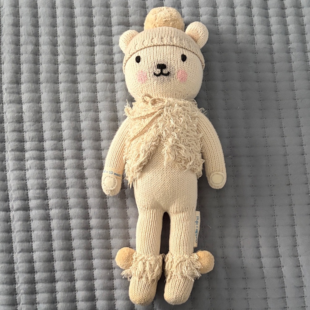 Cuddle + Kind Stella Bear Knit Plush Stuffed Animal